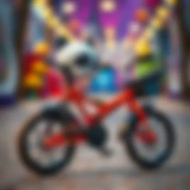 Parents selecting the right small panda bicycle for their child