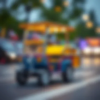 Safety Features of Party Carts Safety features highlighted on a party cart