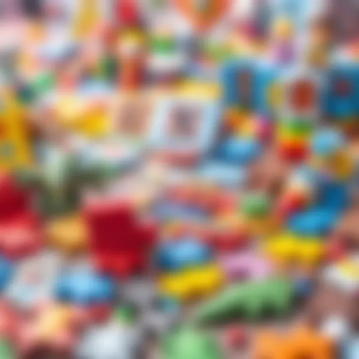 Colorful array of Ravensburger puzzles for different ages