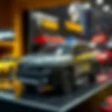 Renault Toros toy car displayed on a shelf