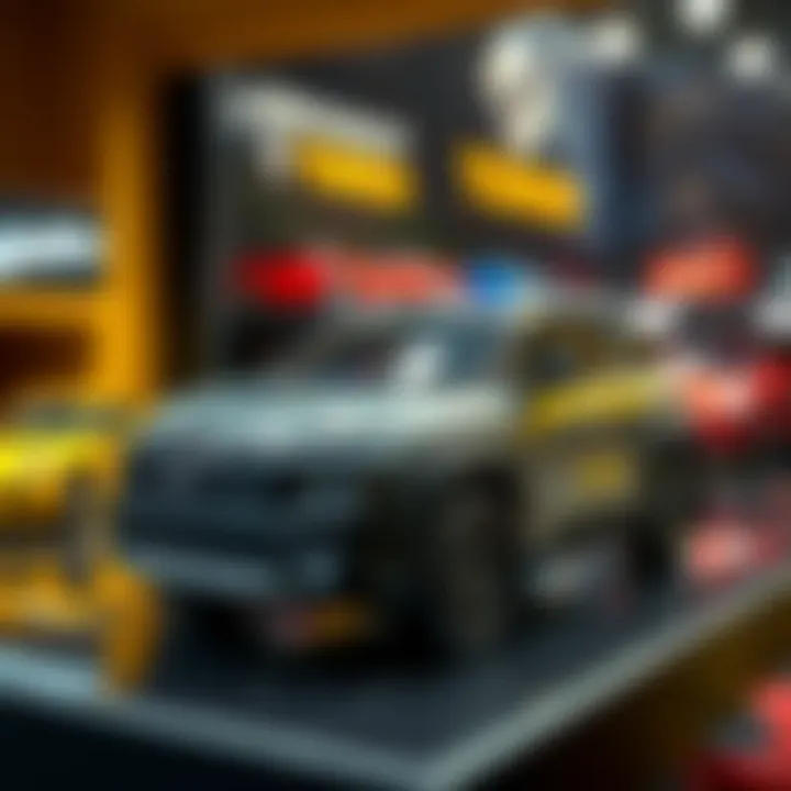 Renault Toros toy car displayed on a shelf