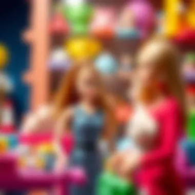 Guide to Safe and Educational Toy Selection A visual guide on selecting safe and educational toys for children, featuring Barbie as a centerpiece.