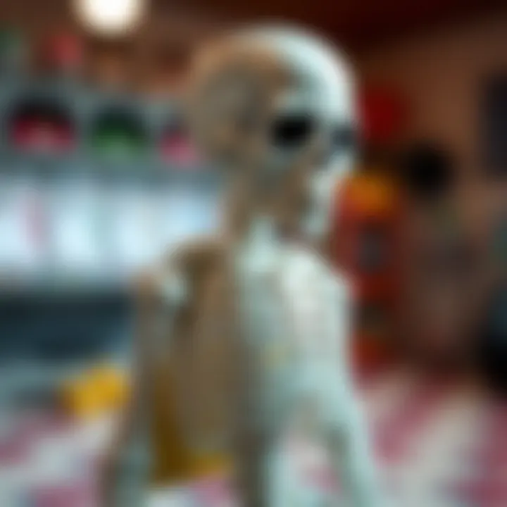 Safety features of skeleton toys demonstrated