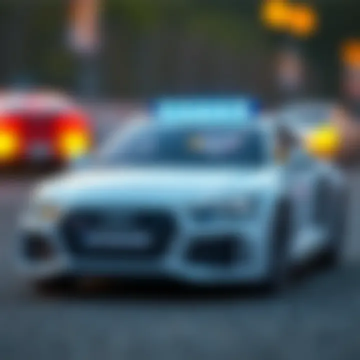 Safety features of remote-controlled Audi cars