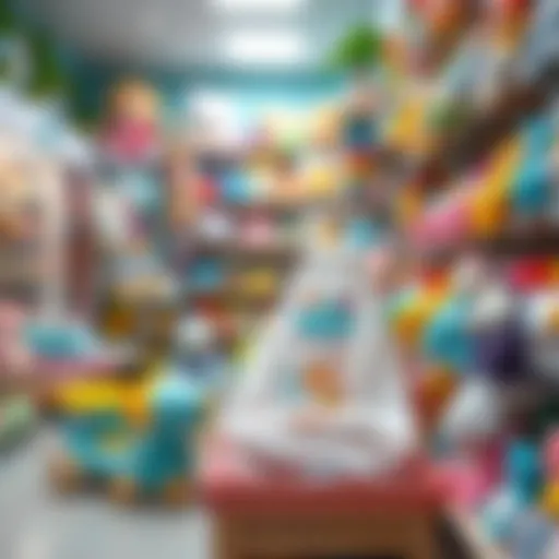 Diverse Range of Baby Products Diverse range of baby products in a local store