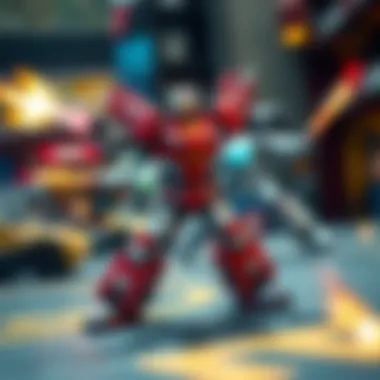 Dynamic gameplay of Silverlit Robo Combat