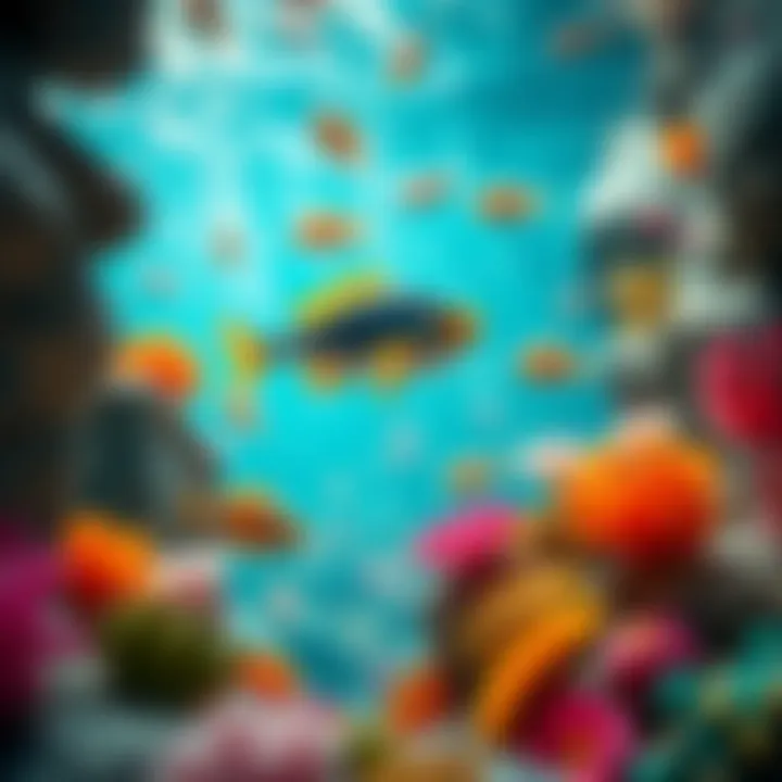 A vibrant underwater scene showcasing the importance of protecting water resources.