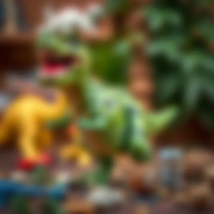 Ensuring Safety in T-Rex Play Safety standards for T-Rex toys showcased visually