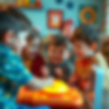 Joyful Interactions During Tay Gameplay Children Enjoying Playtime with Tay Game