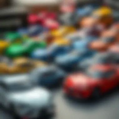 Diverse Collection of Toyota Supra Toy Models Group of various Toyota Supra toy models