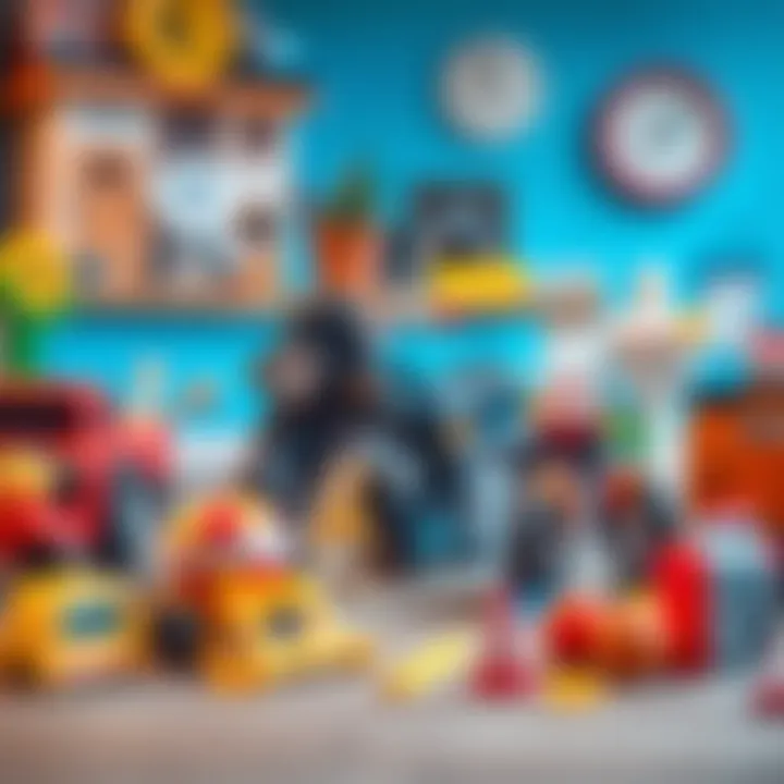 Educational Benefits of Electric Toys An educational setup showcasing the benefits of electric toys.