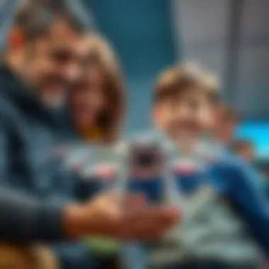 Parental Involvement in Drone Learning Parents guiding children on drone operation