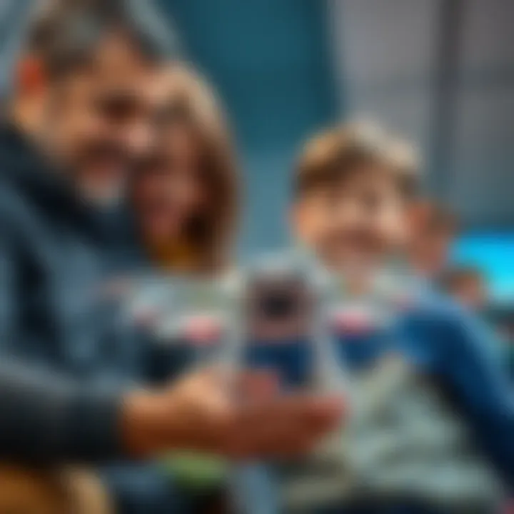 Parental Involvement in Drone Learning Parents guiding children on drone operation