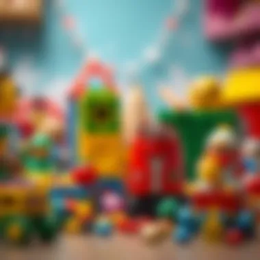 Toys That Foster Creativity Various types of toys promoting creativity